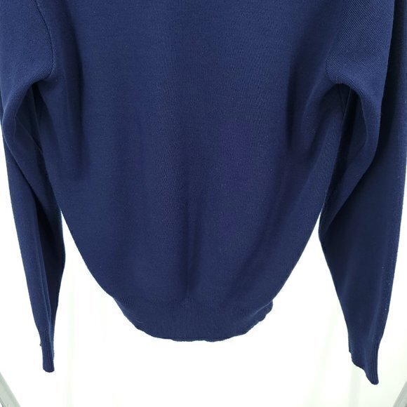 VTG 1960s/1970s Jostens Artex Syracuse University Embroidered V-Neck Sweater M - Picture 14 of 16